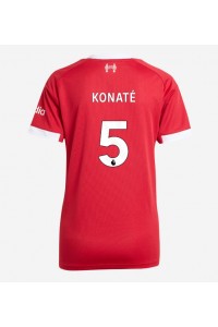 Liverpool Ibrahima Konate #5 Jalkapallovaatteet Naisten Kotipaita 2025-26 Lyhythihainen